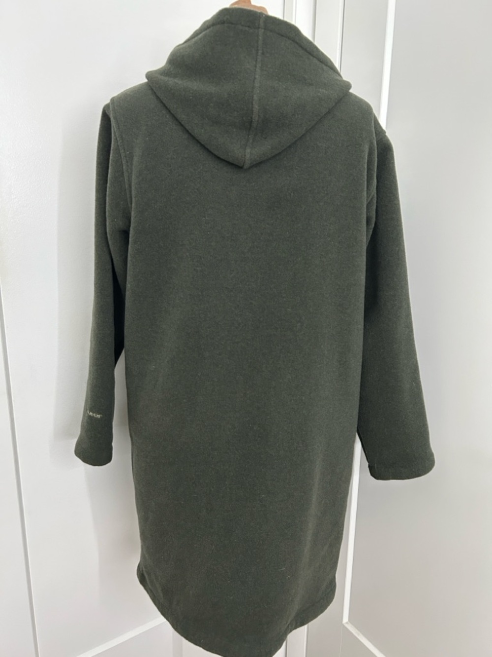 Vintage Woolrich Long Hooded Wool Coat | Size Large - Picture 8 of 16